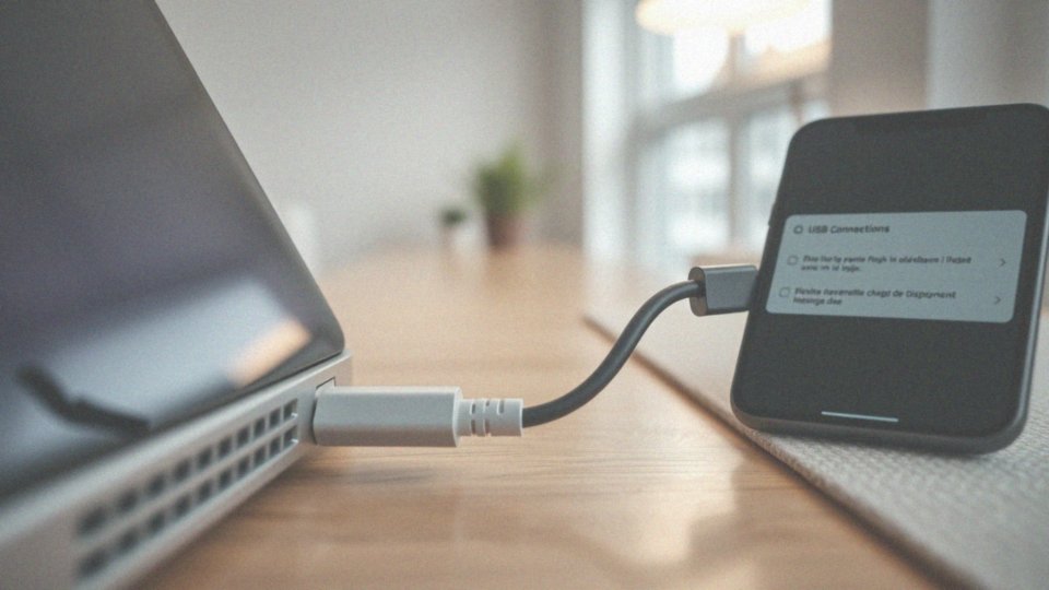 Jak system Windows wykrywa telefon po podłączeniu przez USB?