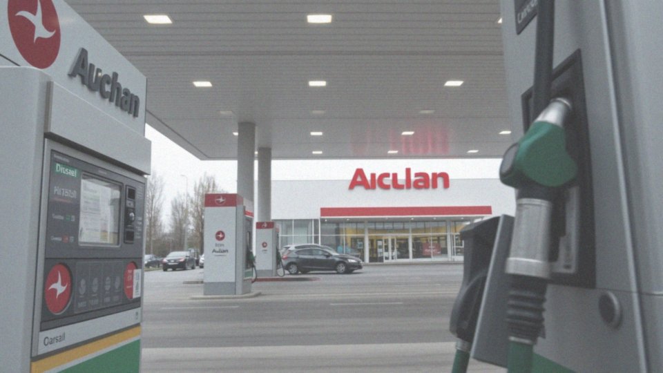 Jaka sieć stacji paliw oferuje olej napędowy jako Auchan?