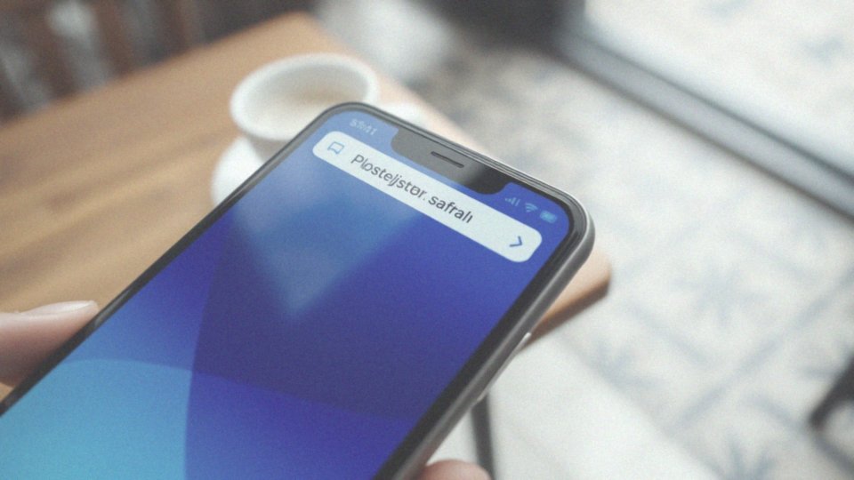Jak wpisać adres internetowy w Safari?