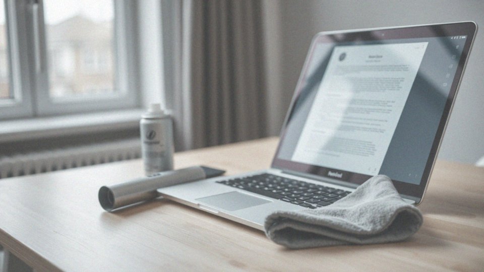 Jak wyczyścić klawiaturę w laptopie w kilku prostych krokach?