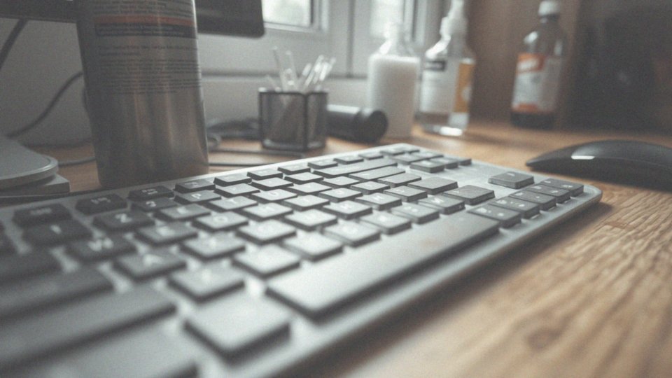 Jakie są domowe sposoby na czyszczenie klawiatury?