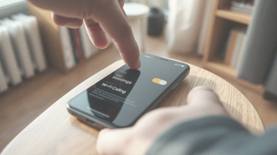 Jak wygląda proces włączania „Połączeń przez Wi-Fi” w ustawieniach?