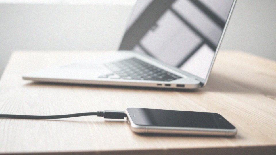 Jak aktywować opcję 'Tethering przez USB' w ustawieniach telefonu?