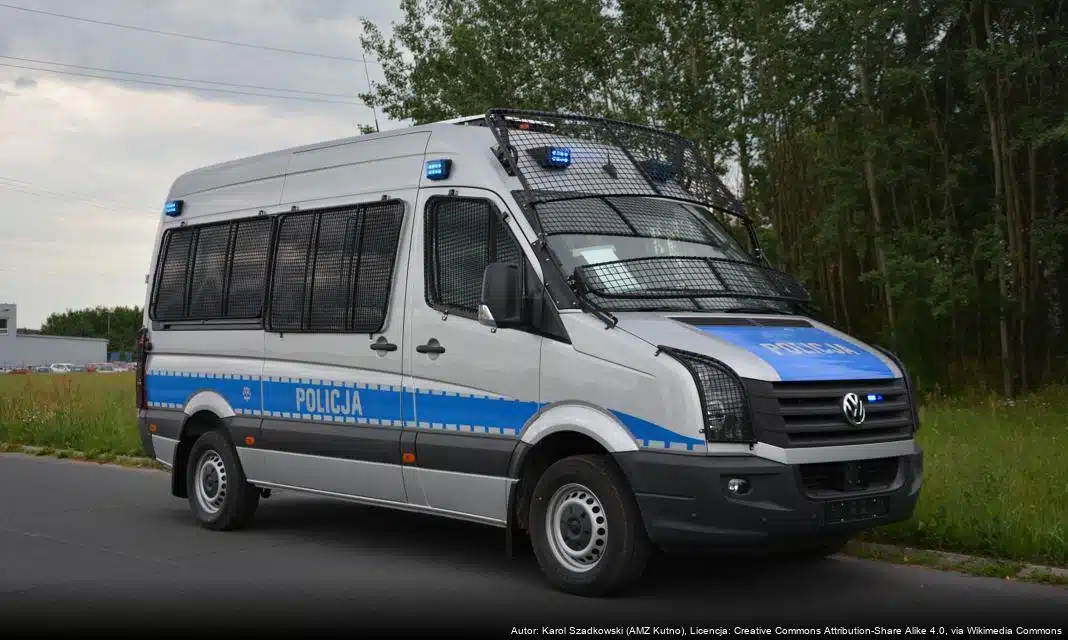 Zatrzymanie mężczyzny podejrzanego o kradzież części samochodowych w Ząbkach